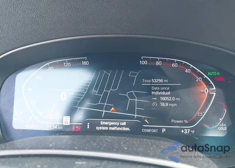 2022 BMW 540 I xDrive z USA, uszkodzony, nr VIN WBA73BJ03NWX39655